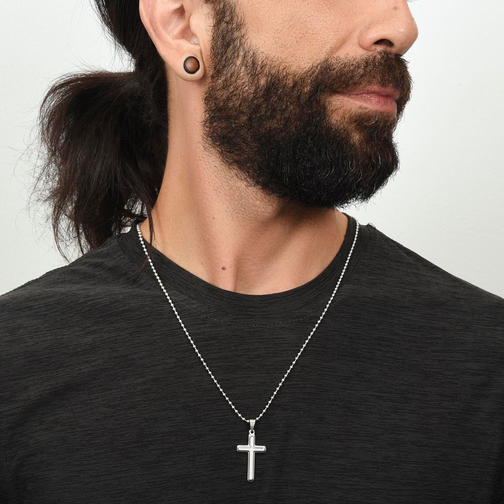 To My Loving Husband - My Happily Every After - Stainless Cross Necklace