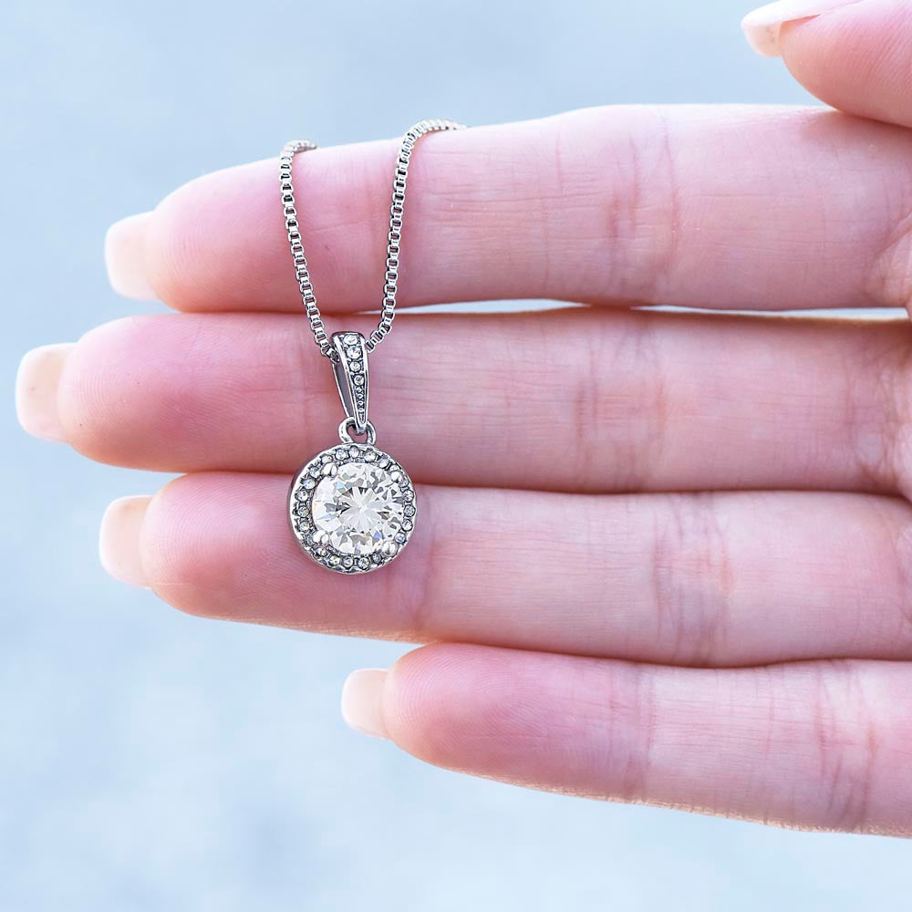 To My Amazing Daughter - Love, Mom (White) - Eternal Hope Necklace