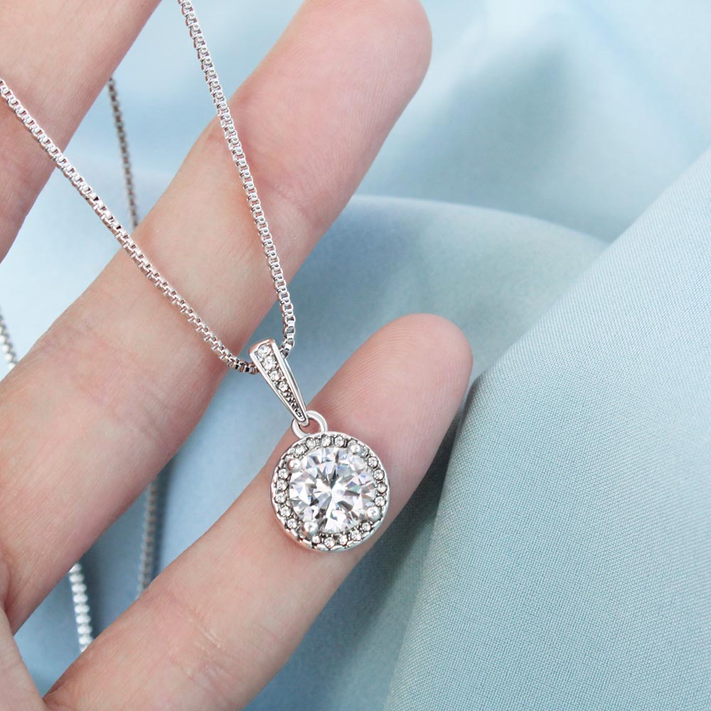To My Amazing Daughter - Love, Mom (White) - Eternal Hope Necklace