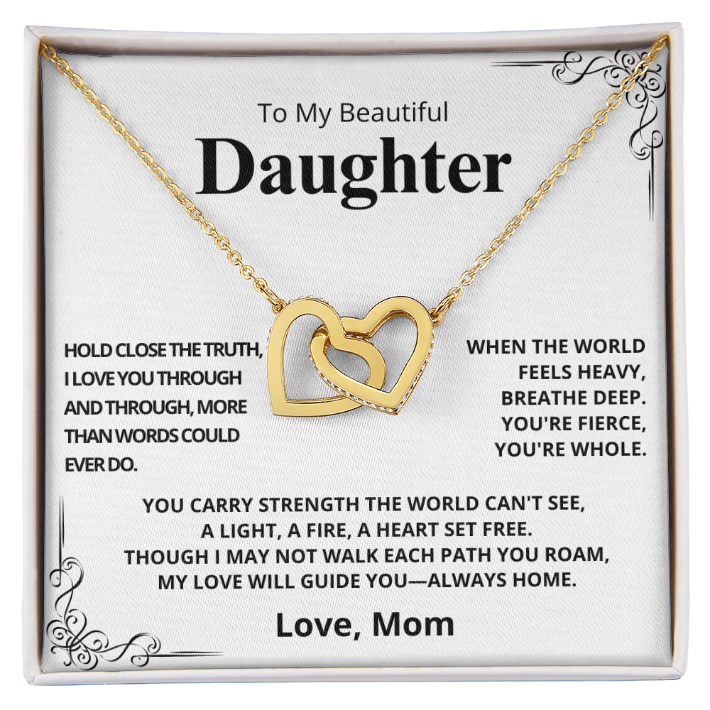 TO MY DAUGHTER, LOVE MOM