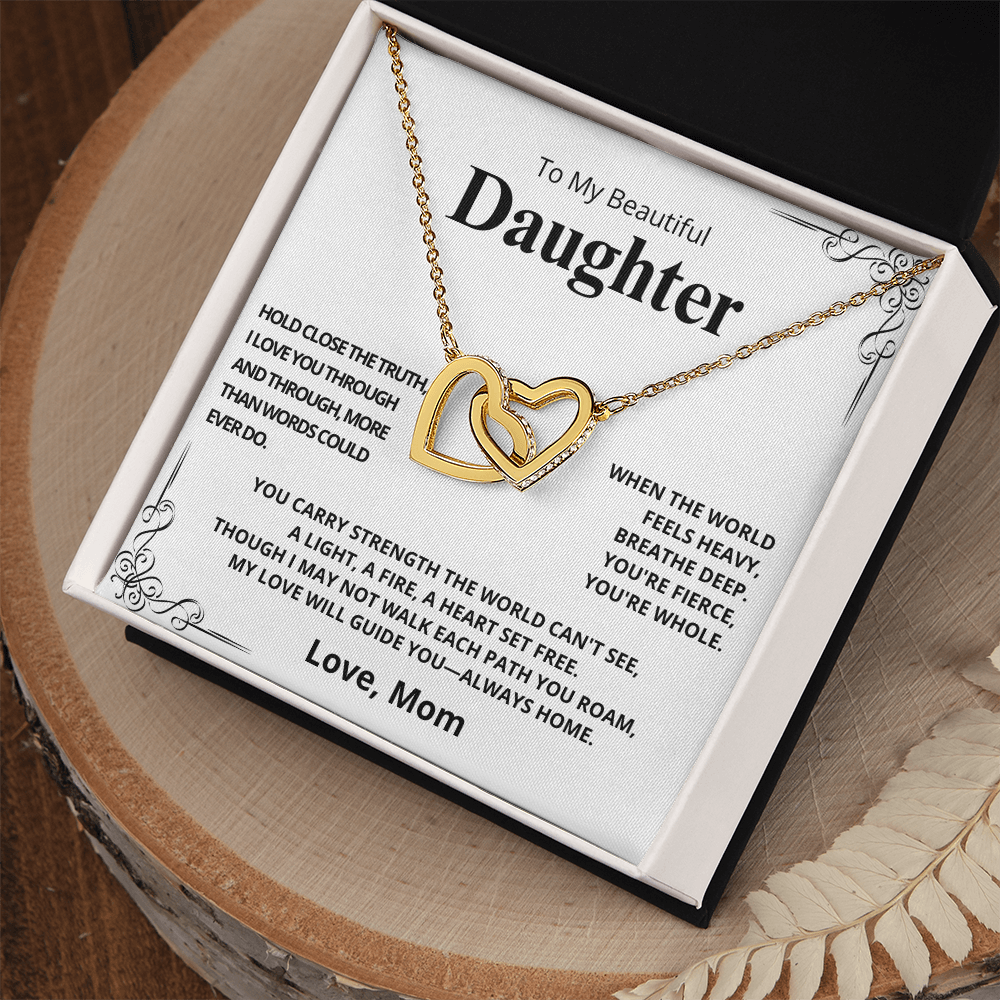TO MY DAUGHTER, LOVE MOM