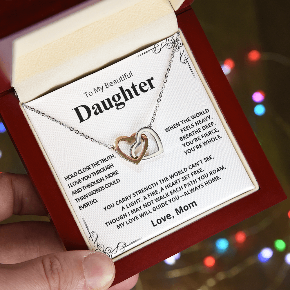 TO MY DAUGHTER, LOVE MOM