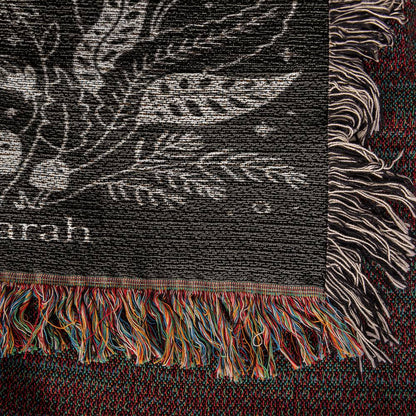 Til Death Do Us Part Ghost Couple | Personalized Woven Blanket