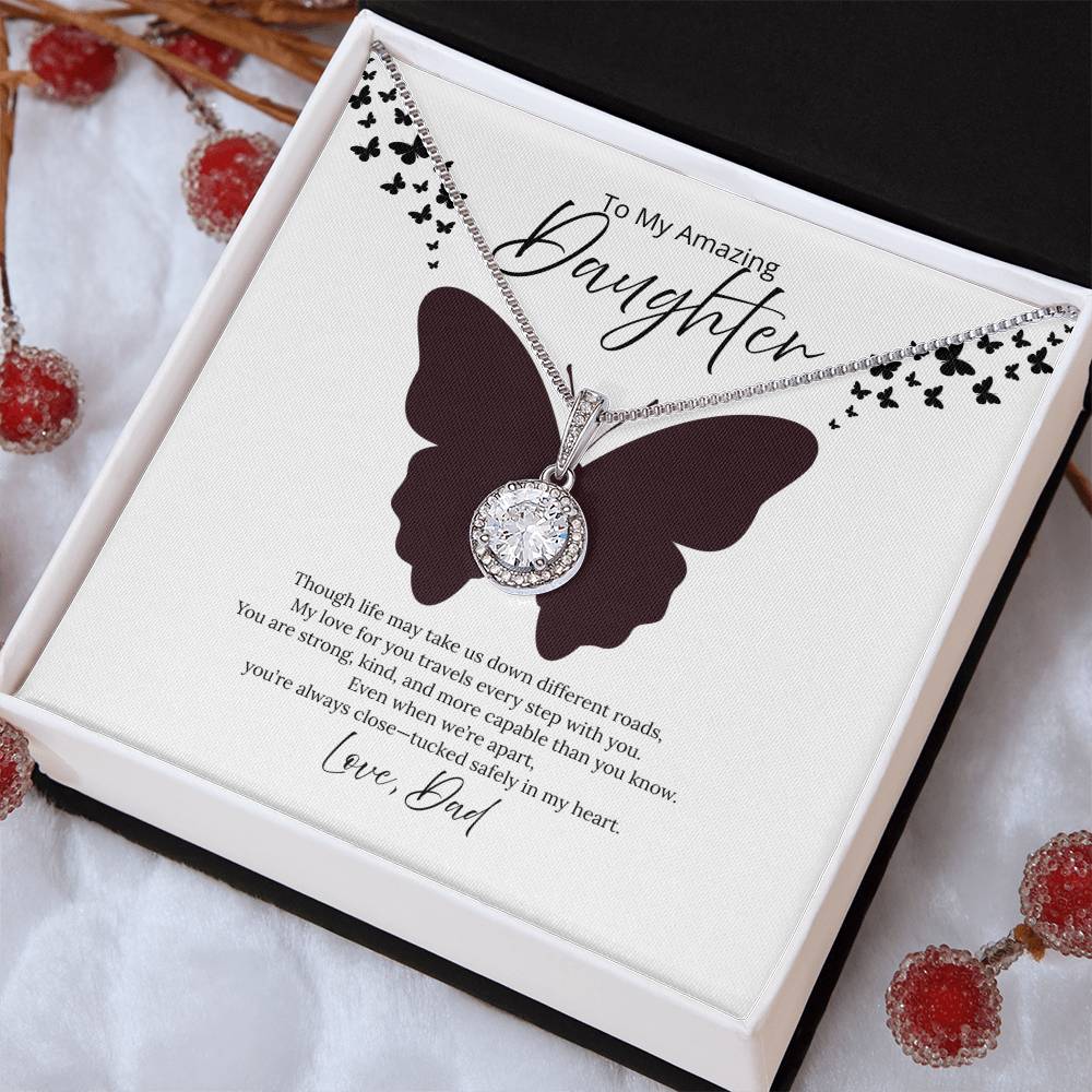 To My Amazing Daughter - Love, Dad (White) - Eternal Hope Necklace