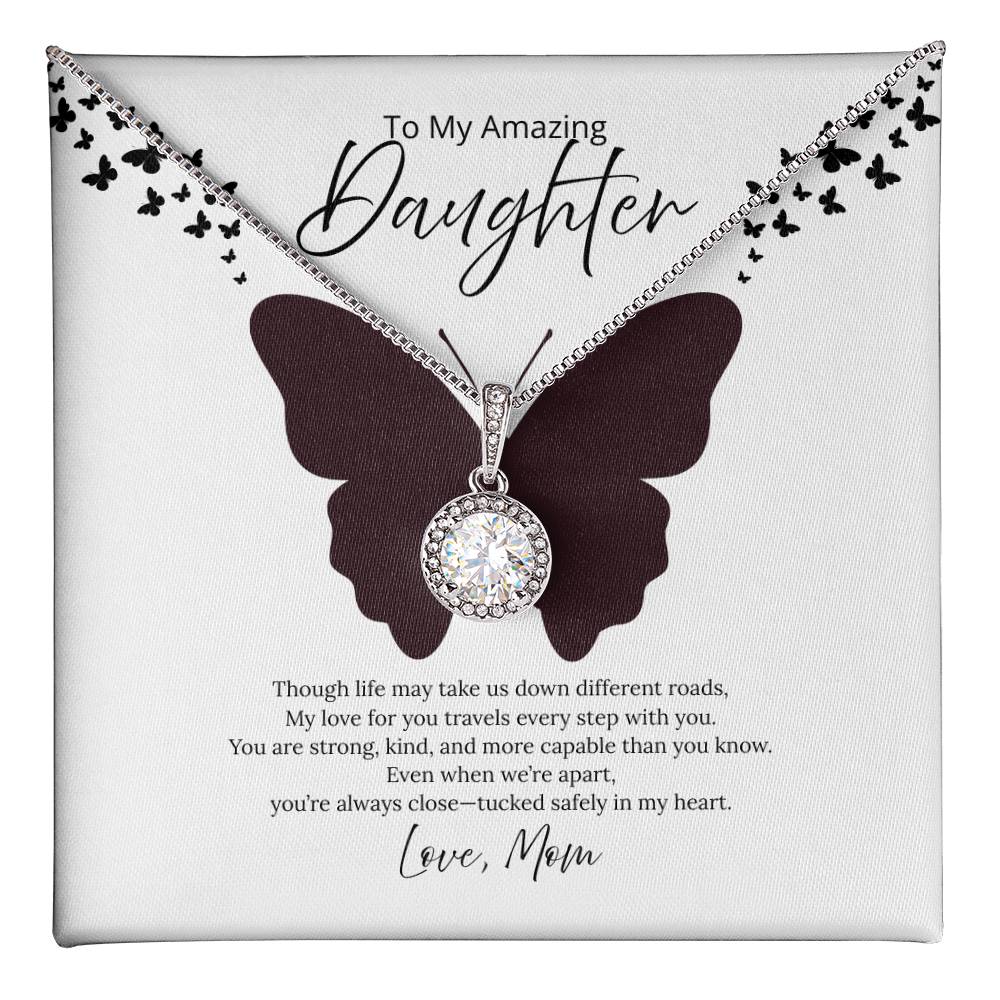 To My Amazing Daughter - Love, Mom (White) - Eternal Hope Necklace