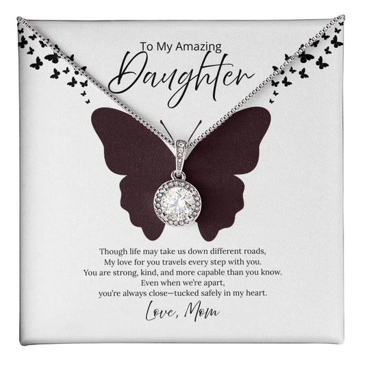 To My Amazing Daughter - Love, Mom (White) - Eternal Hope Necklace