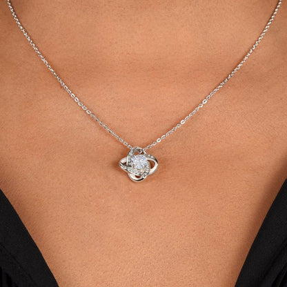 For My Soulmate - You Are The Missing Puzzle - Love Knot Necklace