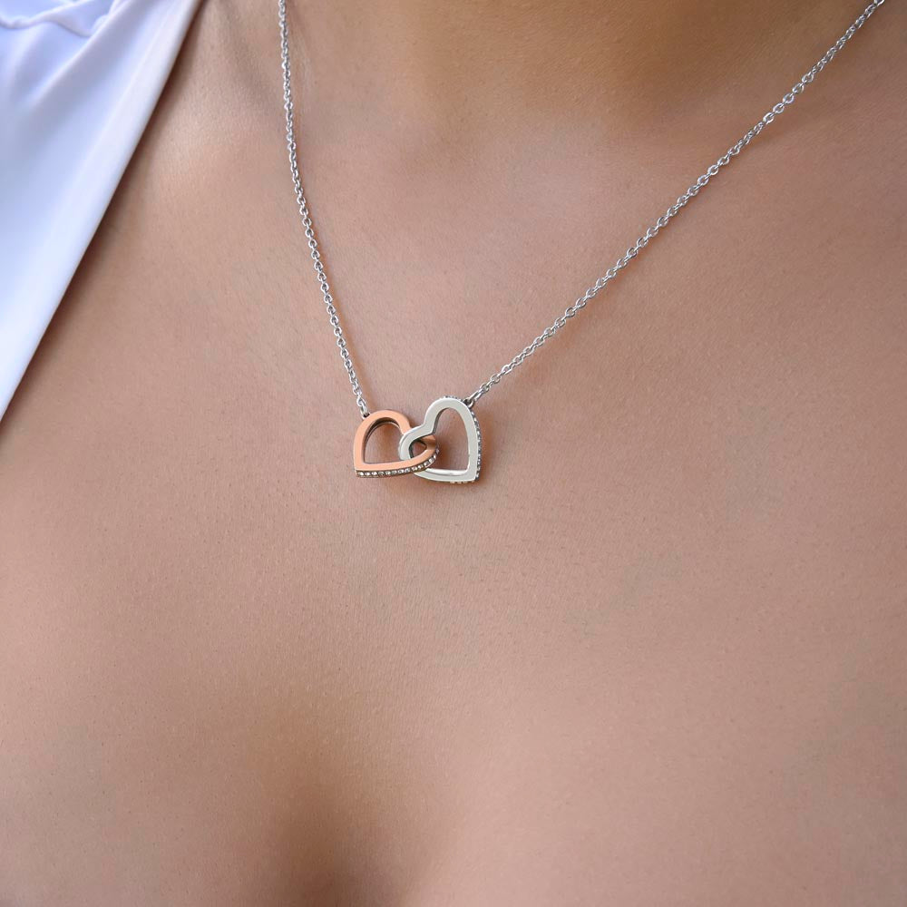 To Our Daughter - Always Remember - Interlocking Hearts Necklace
