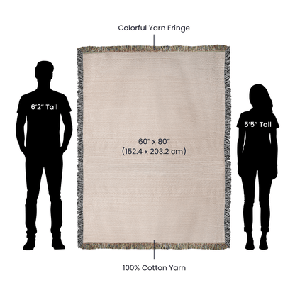 Gothic Skeleton Couple | Personalized Woven Blanket
